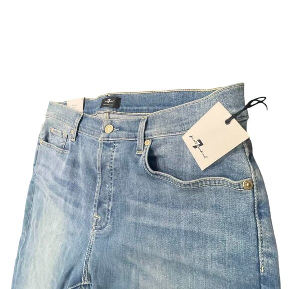 7 For All Mankind NWT Josefina Feminine Boyfriend Women's Jeans size 31 - Picture 8 of 16